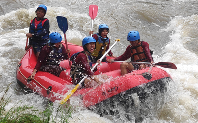 Rafting di Sungai Elo Magelang